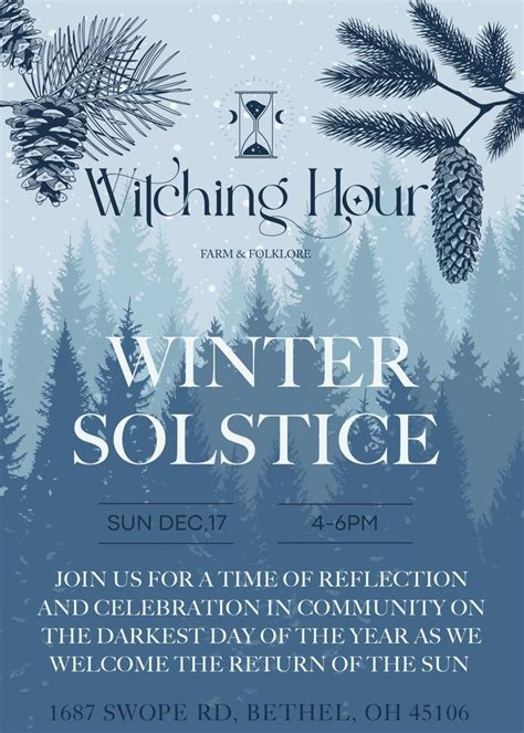 Winter Solstice in the Hollow | Reflection and Celebration, 1687 Swope ...