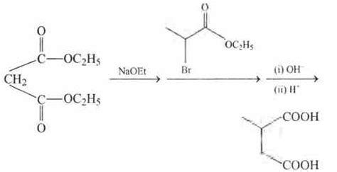Explain briefly the formation of the products giving the structures of ...