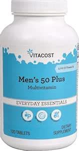 Vitacost Men's 50 Plus Multivitamin 120 Tablets : Amazon.in: Health ...
