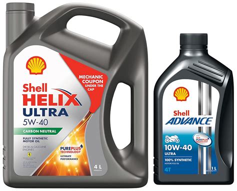 Shell Helix Ultra 5W-40 API SN Fully Synthetic Engine Oil for Petrol ...