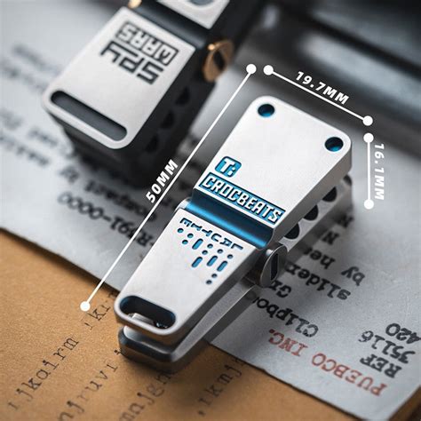 Men's Creativity Crocodile Telegraph Clip Decompression Tools ...