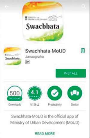 Swachhata app to improve BMC ranking