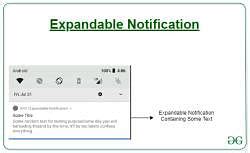 Create an Expandable Notification Containing Some Text in Android ...
