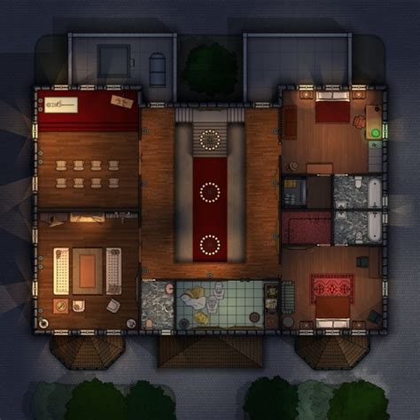 Mrs Dubois Auction House Map | Cthulhu Architect
