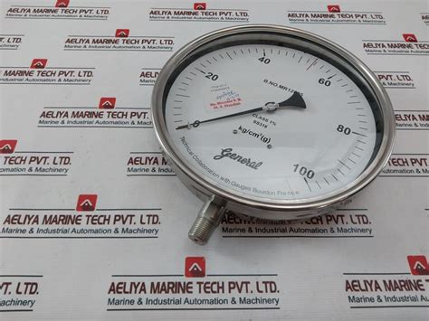 General Ss316 Temperature Gauge 0 – 100 Kg/Cm2 (G) – Aeliya Marine Tech