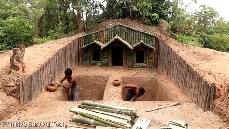 Watch these primitives struggle for days to build a shelter under tree ...