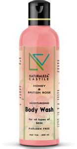 NATURALEZA CASTILE Honey & British Rose Moisturising Body Wash: Buy ...