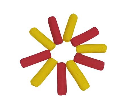 Srichurnam Thiruman stick, 2 Color (Yellow & RED Namakatti) 5 Pcs Each ...