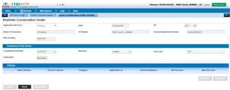 Functionality for processing of E- filed Income Tax returns (upto AY ...