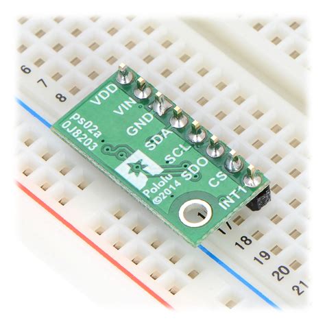 LPS25HB Pressure/Altitude Sensor Carrier with Voltage Regulator at MG ...