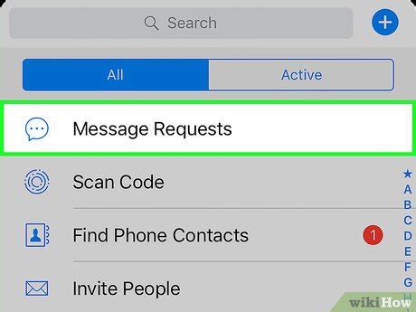 Image result for View Message Requests