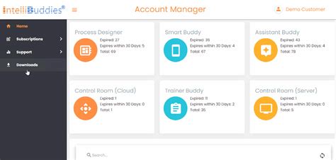 Manage your Customer Account | IntelliBuddies® Documentation Portal
