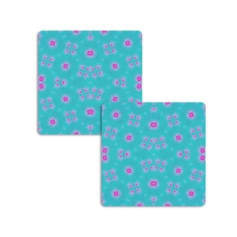The Warli Designer Wooden Pack of 2 Coasters | Square Shape Coaster ...