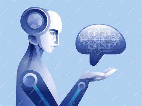 Digital Robot Brain Vector Image 的图像结果