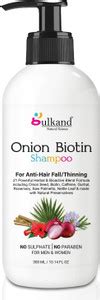 Gulkand Onion Biotin Shampoo for Anti-Hair Fall / Thinning with 21 ...