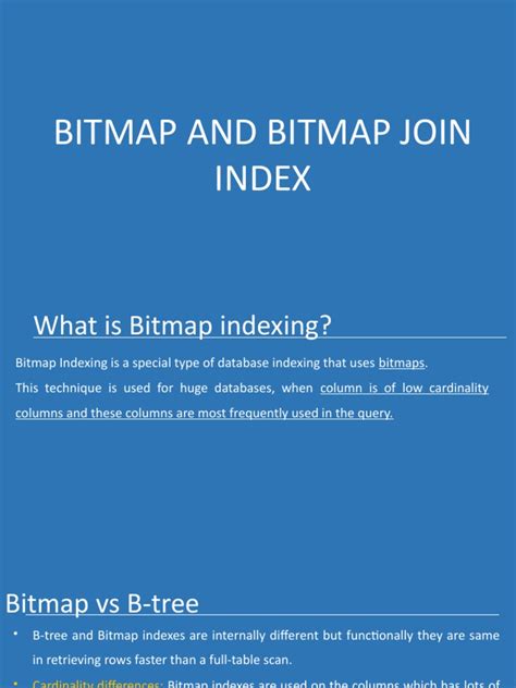 Bitmap Index Design 的图像结果