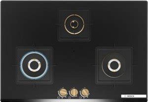 BOSCH Built in Series 6 Gas hob 75 cm Tempered glass, Black PND7B6G20I ...