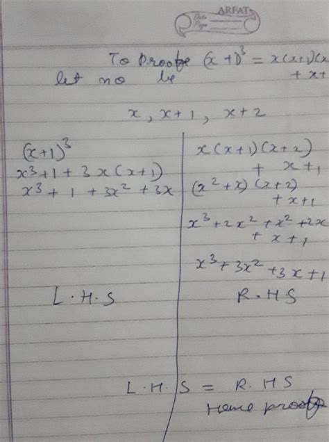 product of three consecutive integers added by middle integer is always ...