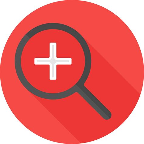 Illustration of Zooming icon in flat style. 24369289 Vector Art at Vecteezy