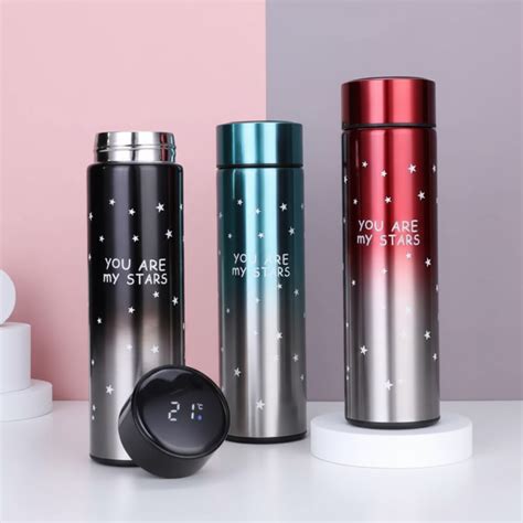 Star Design Temperature Display Insulated bottles - 500ml – GOKIDDEEGIFTHUB