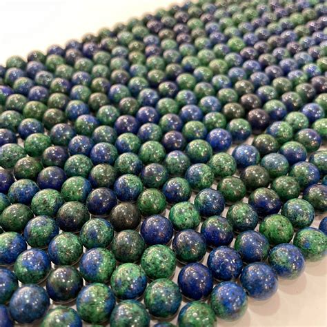 Natural Lapis Lazuli Phoenix Stone Round Beads for Jewelry Making ...