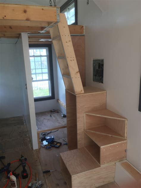 Bunk Stairs for Tiny House Loft