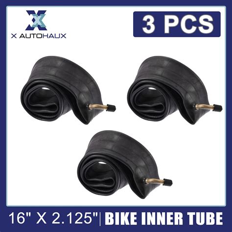 X autohaux 3 pçs 14 16 Polegada bicicleta pneu interno tubo de borracha 45mm 14x2.125 longa ...