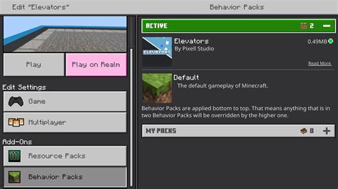 Image result for How To Add Behavior Packs To Java