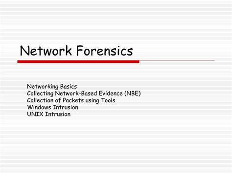 Image result for Network Forensics