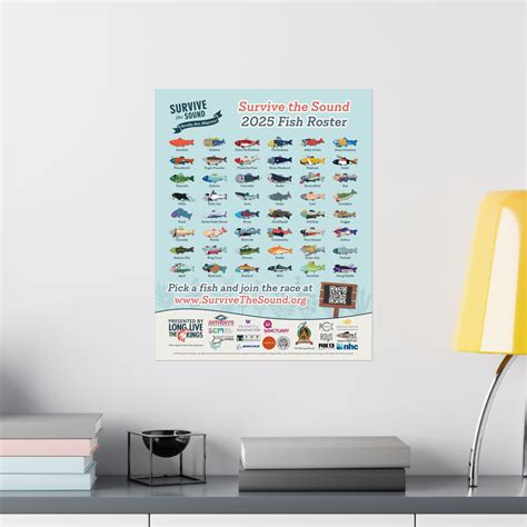 Survive the Sound 2025 Fish Poster - LLTK Store