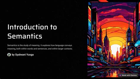 Image result for Semantics Introduction