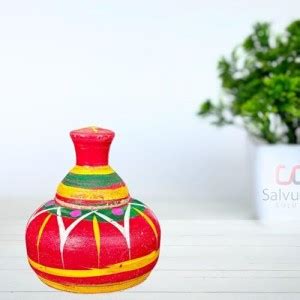 salvusappsolutions Sindoor Box/Wooden Sindur Dani/Sindhora-(L x W x H ...