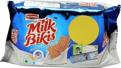 BRITANNIA Milk Bikis 100 % Atta Biscuits Cookies Price in India - Buy ...