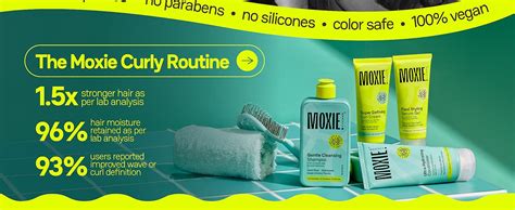MOXIE BEAUTY Curly Hair Routine Set | Boosts Curl Definition & Retains ...