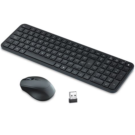 Buy Combinación de teclado y Mouse inalámbricos, teclado compacto de ...
