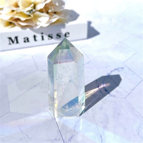 エンジェルオーラクォーツ ⊹ 92g ⊹ 水晶 / クリアクォーツ / タワー / ポイント〈AC01〉 | Joelle