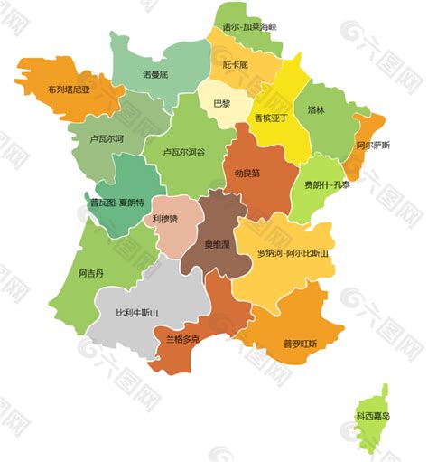 法国地图素材免费下载(图片编号:4792953)-六图网