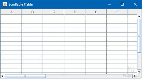 Image result for Create a Scrollable Table