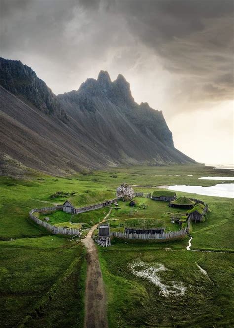 Abandoned Viking village in Iceland (it was for a movie set) : r/pics
