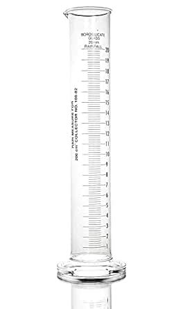 Witeg Borosilicate Glass Rain Gauge Cylinder 20 M.M. | Rain Guage ...