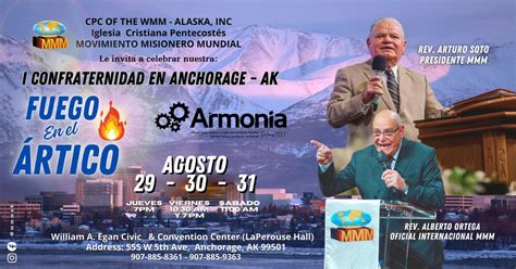 Fuego ? en el Ártico, Egan Center, Anchorage, 30 August 2024 | AllEvents
