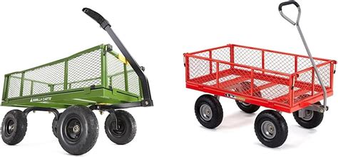 Gorilla Carts Durable Steel Utility Carts for Outdoor Hauling, India | Ubuy