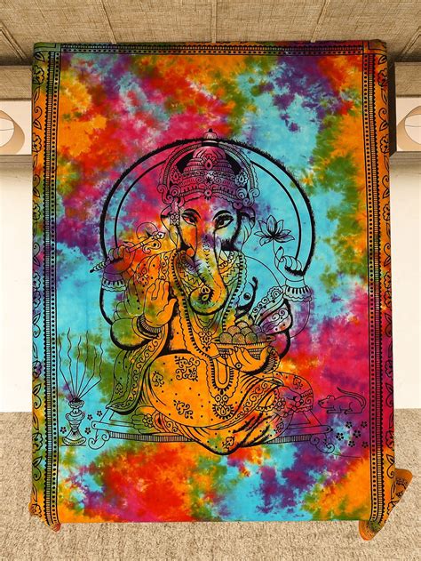 Ganesha Bed sheet – Crystal Heal