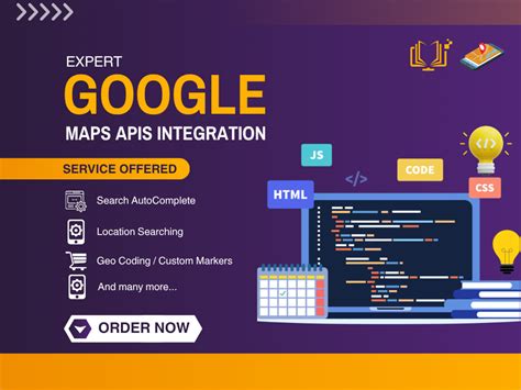 Google Maps API Integration 的图像结果