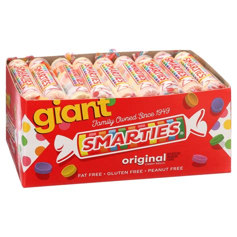 Gluten-Free Smarties Original Giant Candy Rolls - 34 India | Ubuy