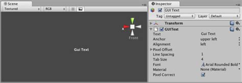 Image result for Text GUI Unity