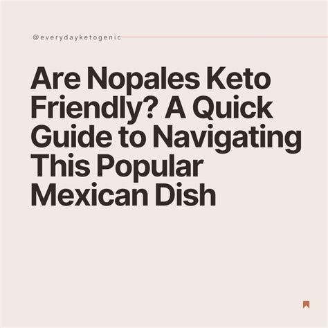Are Nopales Keto Friendly? Guide to This Popular Mexican Dish
