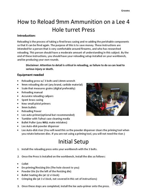 Image result for 9mm Reloading Tips