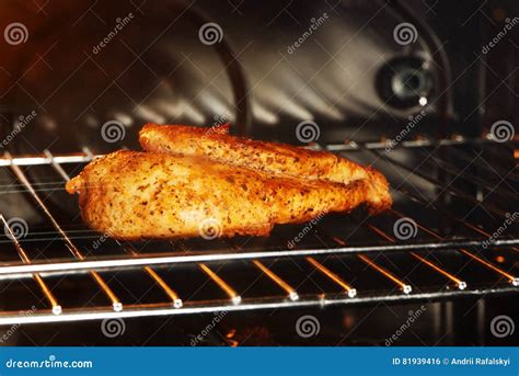 Delicious Golden Chicken Breast on Gas Grill Stock Photo - Image of ...