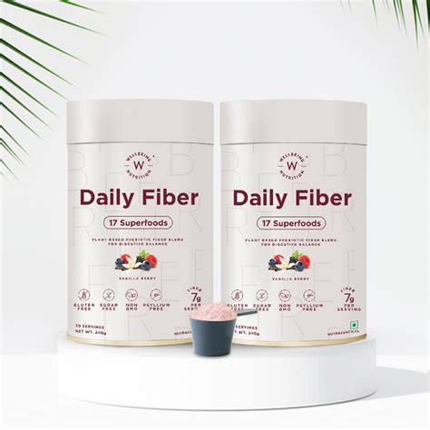 Daily Fiber Supplements in Vanilla Berry Flavor for your everyday fiber ...